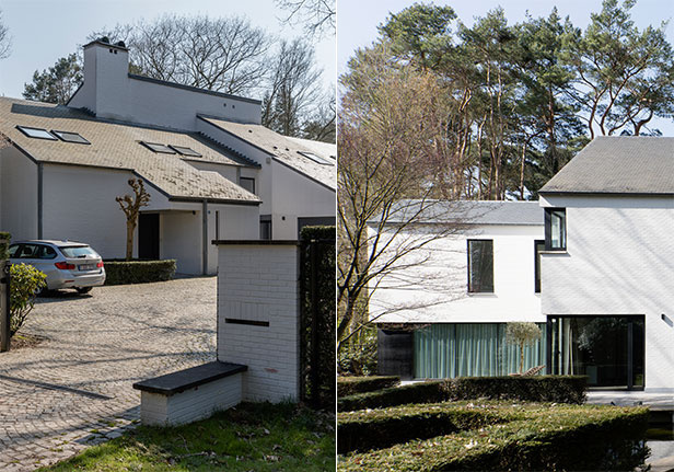 Villa K — foto van het gerealiseerde project na renovatie